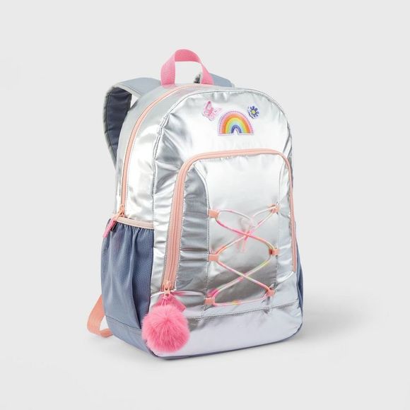 Cat & Jack Other - Kids' 16.5" Backpack Metallic Patches - Cat & Jack